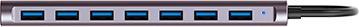 Actual product image Hamlet Slim 7-Port Usb3.0 Hub (USB-A, 7 Ports)