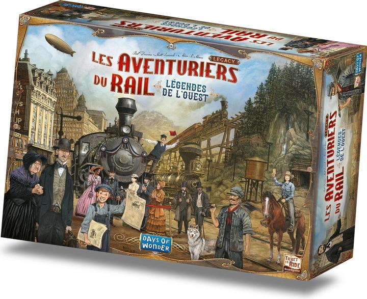Actual product image Days of Wonder Jeu - Les Aventuriers du Rail : Legacy (French)