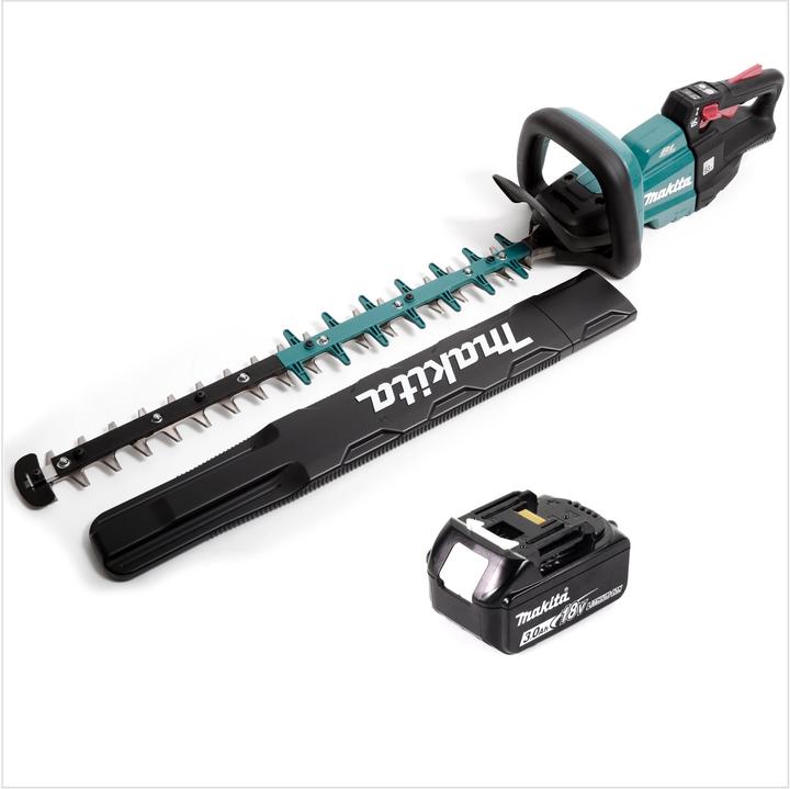 Actual product image Makita DUH 601 F1 Battery hedge trimmer 18V 60cm Brushless + 1x battery 3.0Ah - without charger (Rechargeable battery operated)
