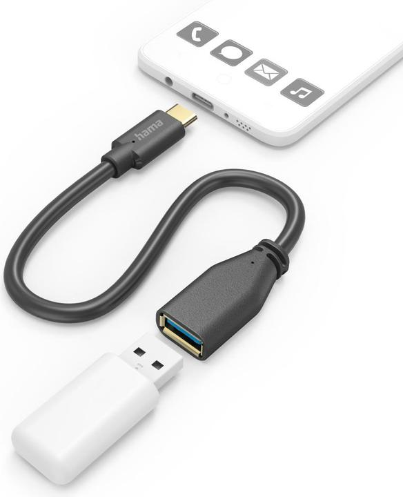 Immagine prodotto Hama USB A – USB C (0.15 m, USB 3.2 Gen 1)