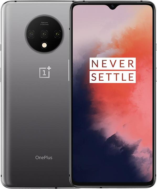 Produktbild OnePlus 7T (8GB) (128 GB, Frosted Silver, 6.55", Dual SIM, 48 Mpx, 4G)