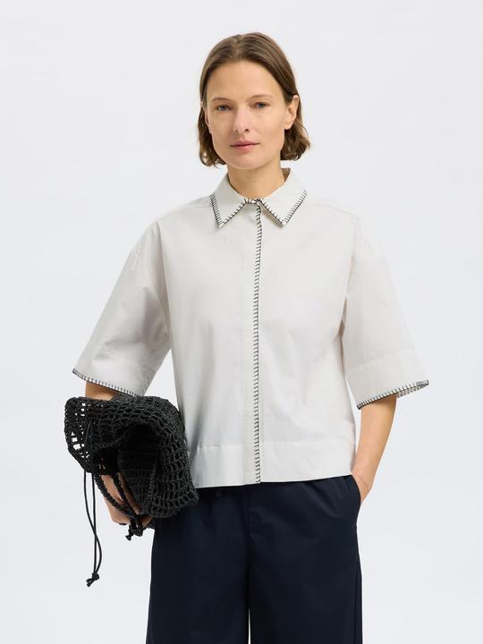 Immagine prodotto Selected Femme Kurzarm Crop-Bluse (36)