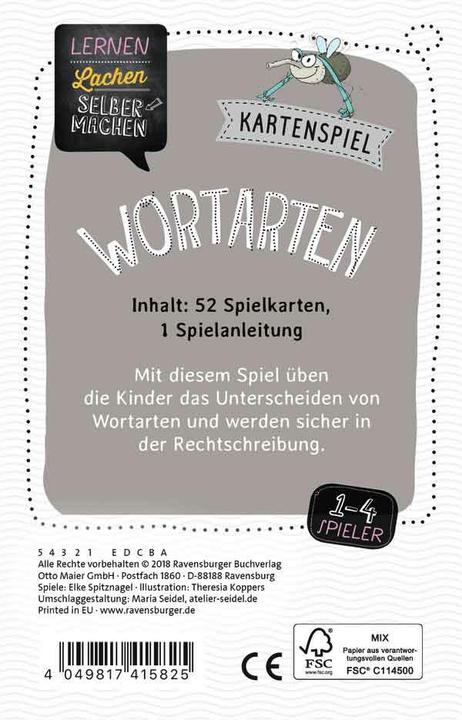 Actual product image Ravensburger Word types (German)