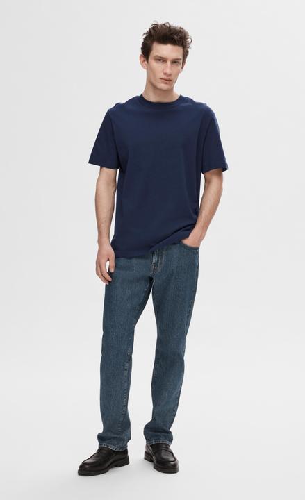 Immagine prodotto Selected Homme T-shirt in cotone biologico con collo alto (M)
