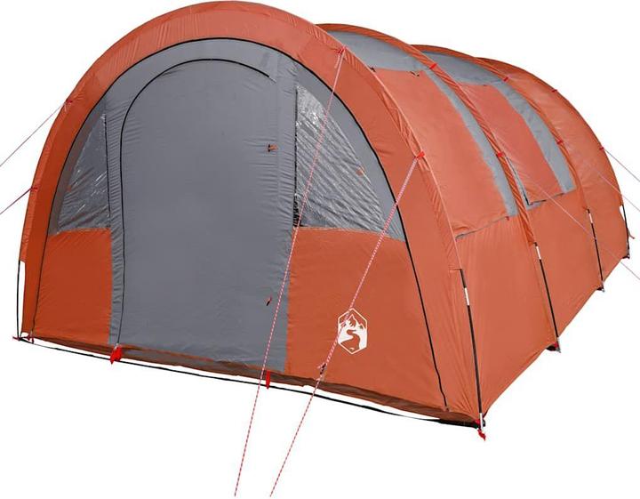 Produktbild VidaXL Campingzelt 4 Personen & Orange 483 x 340 x 193 cm 185T Taft (Kuppelzelt, 12.90 kg, 4 Personen)