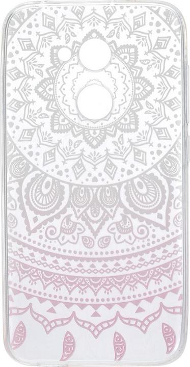 König Design Henna Cover für Handy Alcatel A5 LED Case Schutz Hülle Silikon Bumper Sonne Weiss (Alcatel A5 LED)