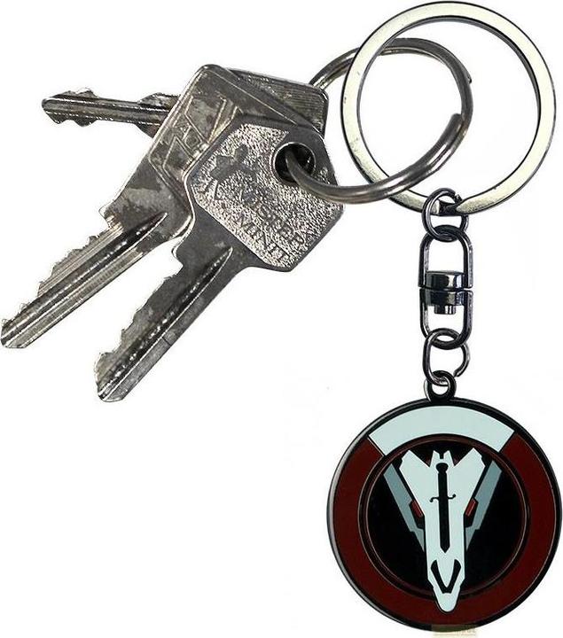 Actual product image ABYstyle OVERWATCH - Keychain Blackwatch X4