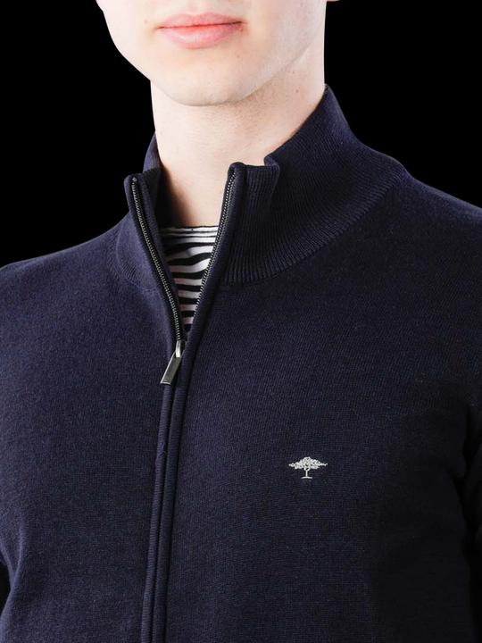 Actual product image Fynch-Hatton Cardigan-Zip Sweater navy (4XL)