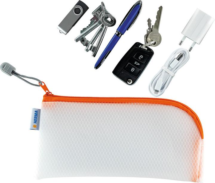 Actual product image HERMA Zipped pouch case
