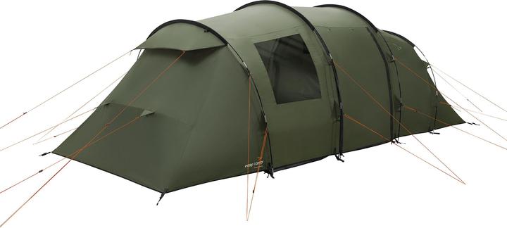 Easy Camp Familien-Tunnelzelt Leka Twin 6 (olivgr?n, Modell 2025) (Tunnelzelt, 13.40 kg, 6 Personen)