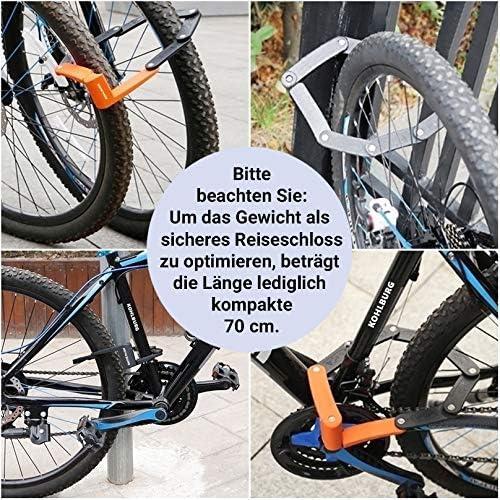 Actual product image Kohlburg Zurich folding lock with bracket (70 cm)