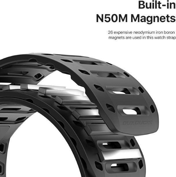 Produktbild Dux Ducis CS Armband (49 mm, 45 mm, 46 mm, 44 mm, 42 mm, Magneten, Silikon, Aluminium)