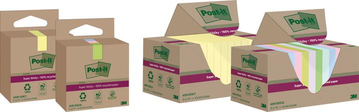 Actual product image Post-it Super Sticky Sticky Notes Recycling