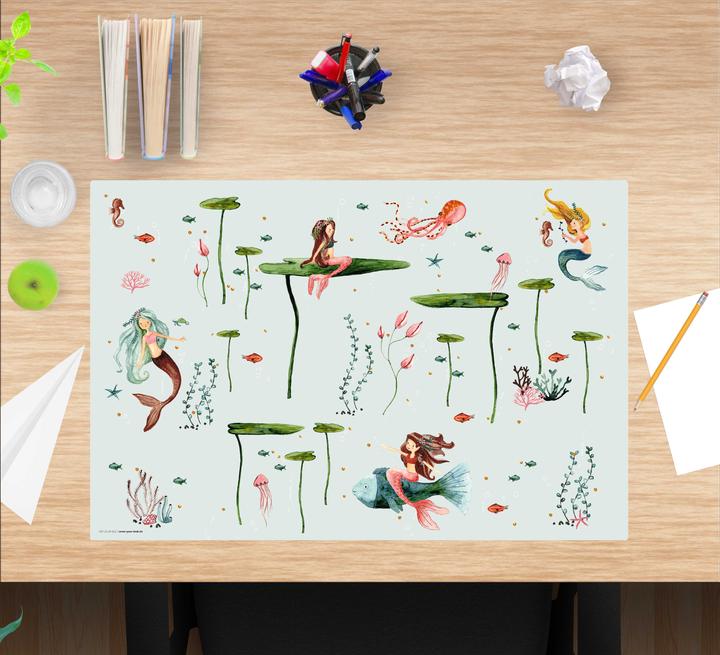 Produktbild CoverYourDesk Schreibtischunterlage Meerjungfrau