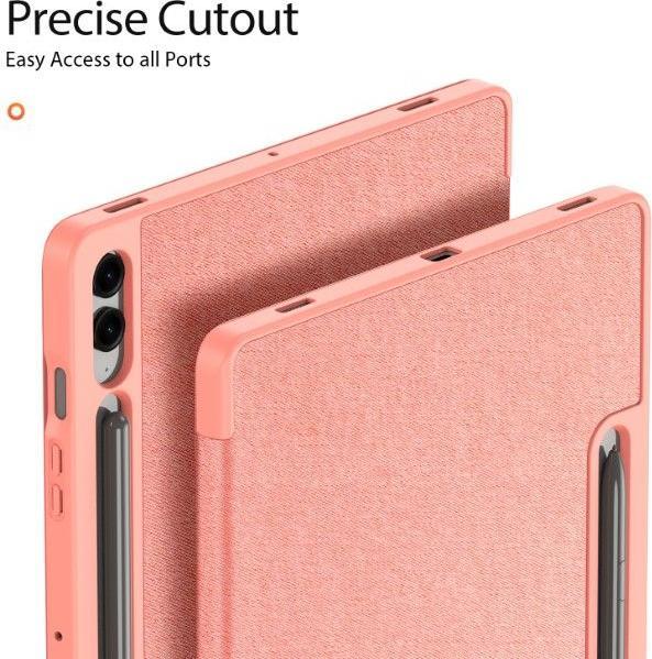 Actual product image Dux Ducis Domo Series Leather Book Cover Case (Galaxy Tab S9+, Galaxy Tab S10+, Galaxy Tab S9 FE+)