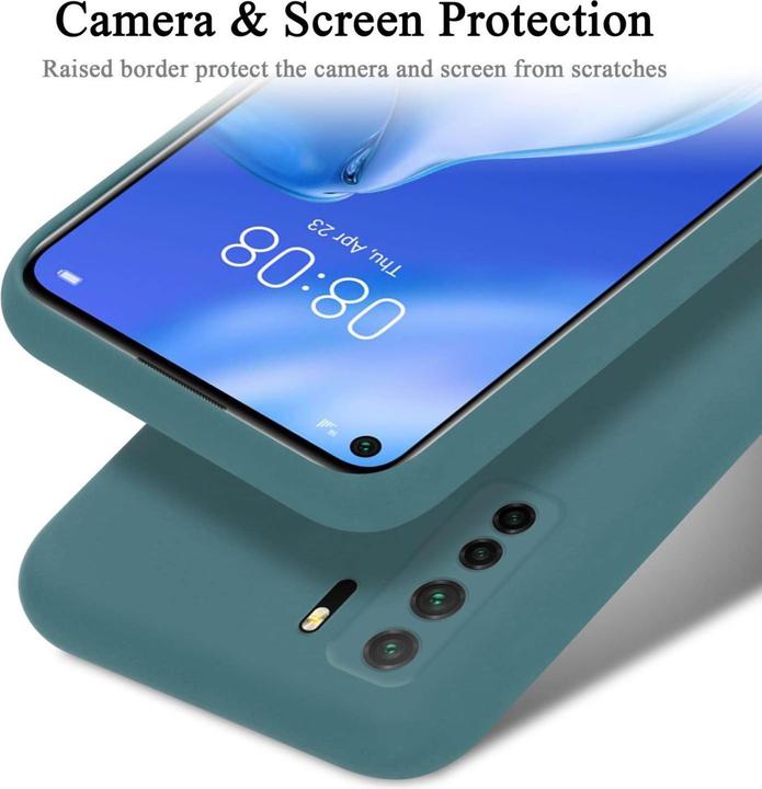 Image du produit Cadorabo Coque pour Huawei P40 LITE 5G / NOVA 7 SE TPU Liquid Silicone Case (Huawei Nova 7 SE, Huawei P40 Lite 5G)
