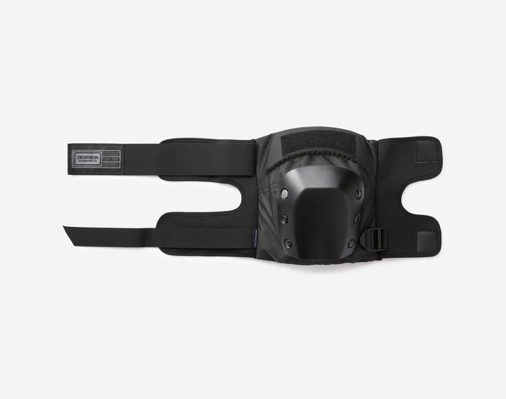 Image du produit Decathlon Adulte 3-Piece Skateboarding Protector Set Pad500 Black (L, Genouillère, Protège-poignets, Coudes, Modèle unique)