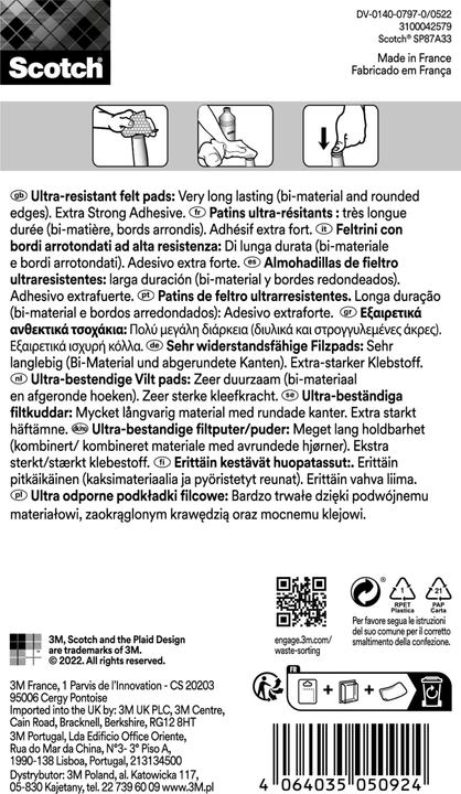Produktbild Scotch Filzgleiter (Filzgleiter, 16 Stück)