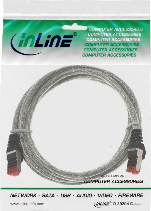 Produktbild InLine 2m Cat.6 Patchkabel 1000 Mbit RJ45 (S/FTP, CAT6, 2 m)