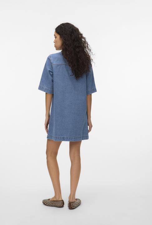 Actual product image Vero Moda VMFENJA Kurzes Kleid Jeanskleid (XL)