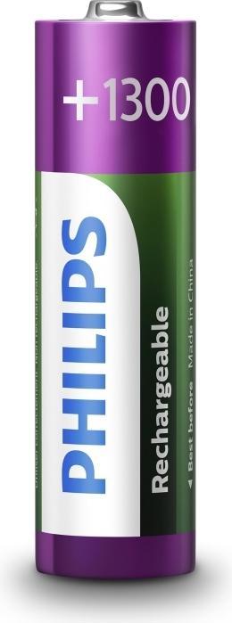 Produktbild Philips Akku Rechargeable (4 Stk., AA, 1300 mAh)