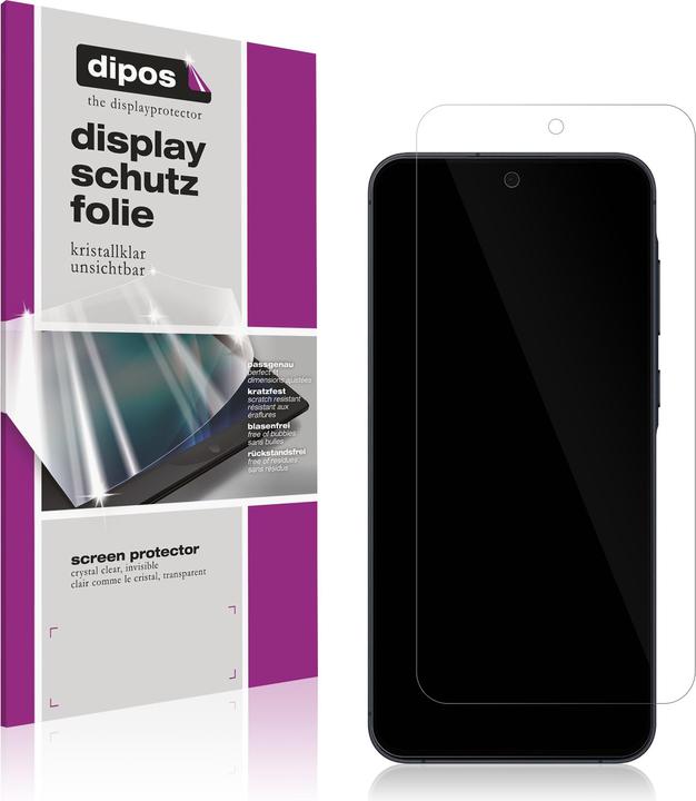 Actual product image Dipos Screen Protector Crystalclear (4 Piece, Samsung Galaxy A55)