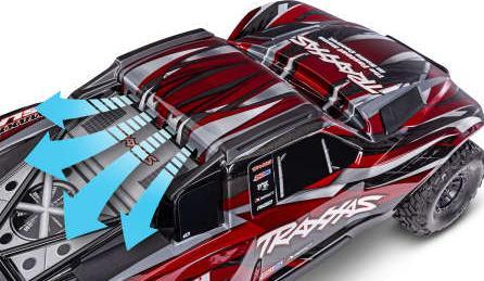 Actual product image Traxxas Maxx-Slash 6s 4x4 Red 1/8 Short-Course-Truck Rtr Brushless, Without Battery And Charger (RTR Ready-to-Run)