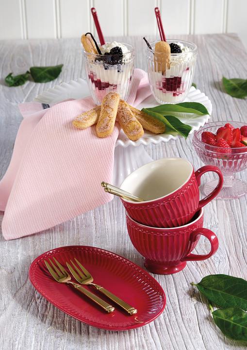 Immagine prodotto Greengate Piatto da torta Alice rosso 28 cm