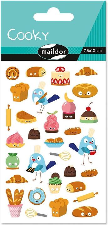 Image du produit Clairefontaine Cooky, Sachet 1 planche 7,5x12cm, Pâtisseries -