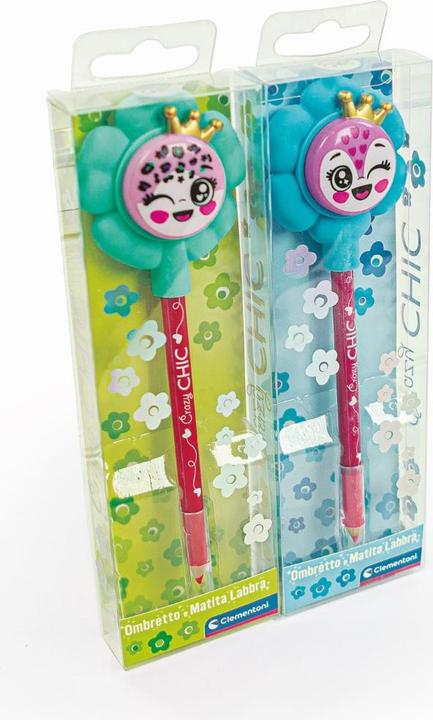 Actual product image Clementoni Crazy Chic Lidschatten und Lipliner Flower - Türkis