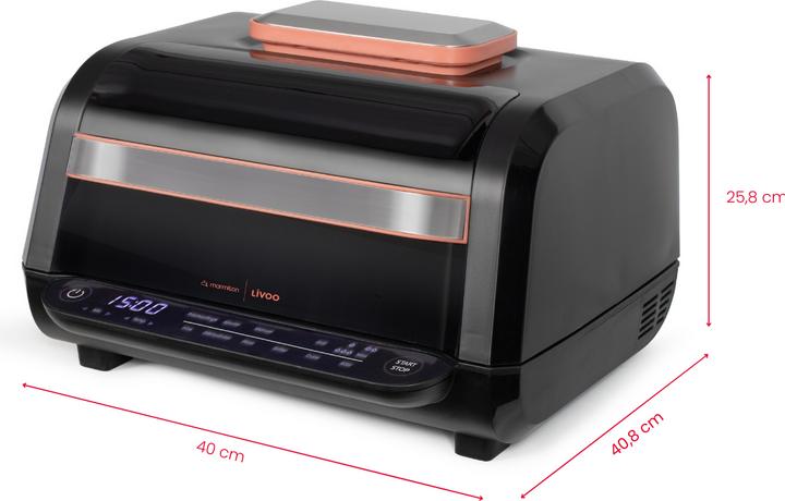 Image du produit Livoo Friteuse sans huile & Grill 6 L (Prise UE)