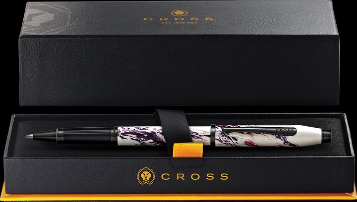 Image du produit Cross Rollerball Wanderlust Everest Boîte cadeau (Gris, Argent, Motif Everest Laque blanche, 1 x)