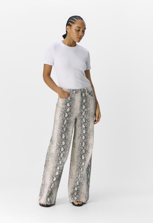Actual product image Object Print Jeans mit weitem Bein (M)