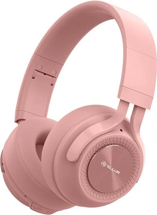 Actual product image Tellur Feel Bluetooth Over-Ear Headphones Pink (ANC, 15 h, Wireless)