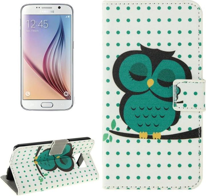 Actual product image König Design Mobile Phone Case Cover for Mobile Phone Samsung Galaxy S6 Fat Owl on Branch (Samsung Galaxy S6)