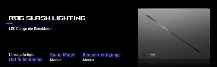 Image du produit ASUS ROG Zephyrus G16 (16", AMD Ryzen AI 7 350, 32 Go, 1000 Go, DE)