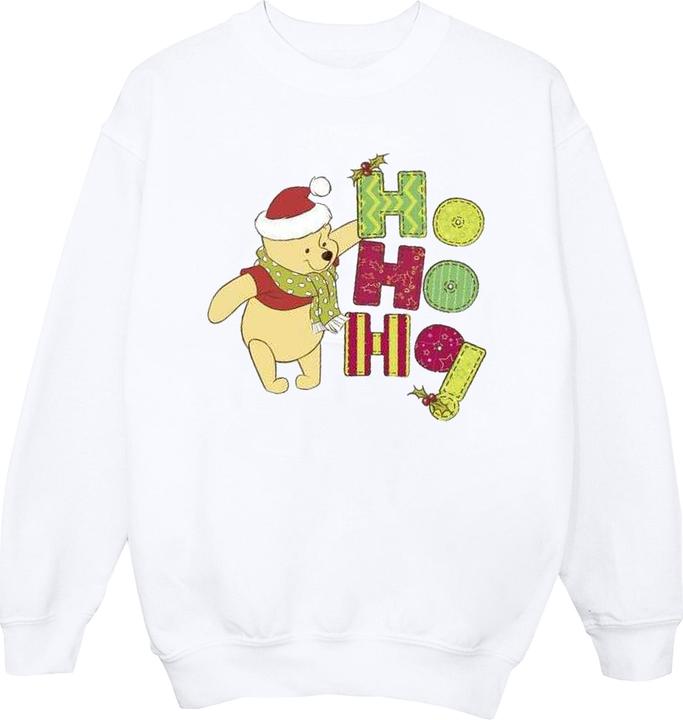 Disney Winnie The Pooh Ho Ho Ho Scarf Sweatshirt (3XL)