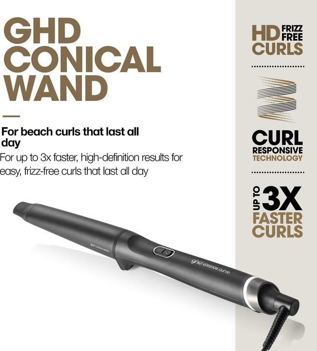 Actual product image ghd Chronos Curve Conical Wand (23 mm)