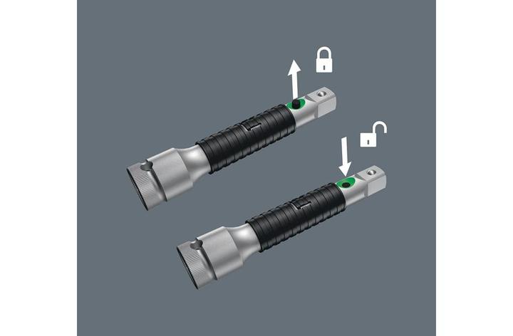 Actual product image Wera 8796 LC Zyklop flexible-lock extension (1/2")
