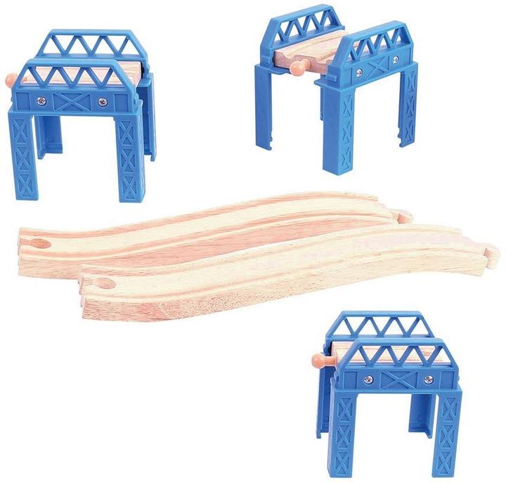 Produktbild Bigjigs Schiene Brücke Holzteile