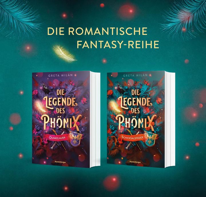 Actual product image Ravensburger Die Legende des Phönix, Band 2: Schicksalsfeder (German, Katt Phatt, Greta Milán, 2024)