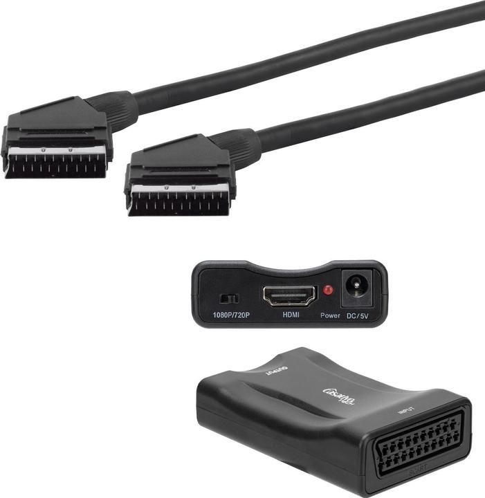 Actual product image Casativo Scart to HDMI converter / adapter, 720p / 1080p incl. Scart cable (Camera Converter)