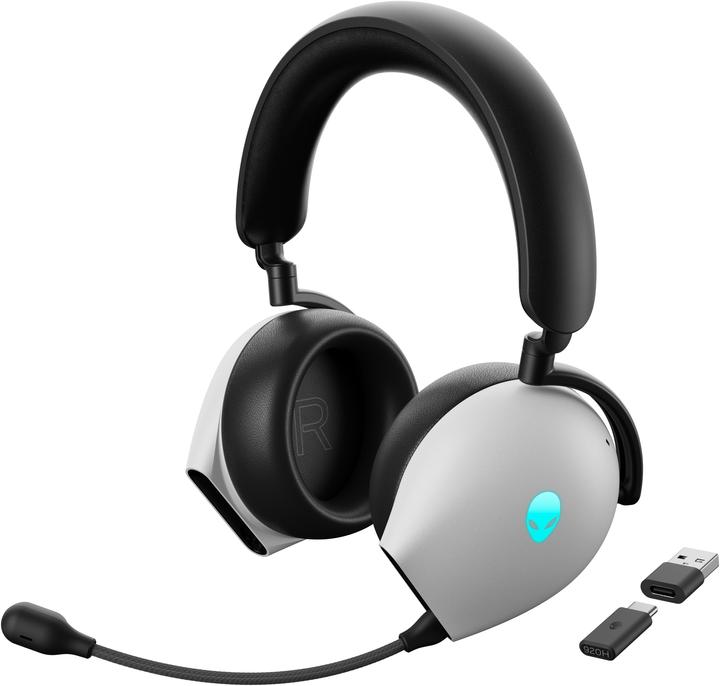 Productafbeelding Alienware Tri-Mode Draadloze Gaming Headset | AW920H (Lunar Light) (Bedraad, Draadloze)