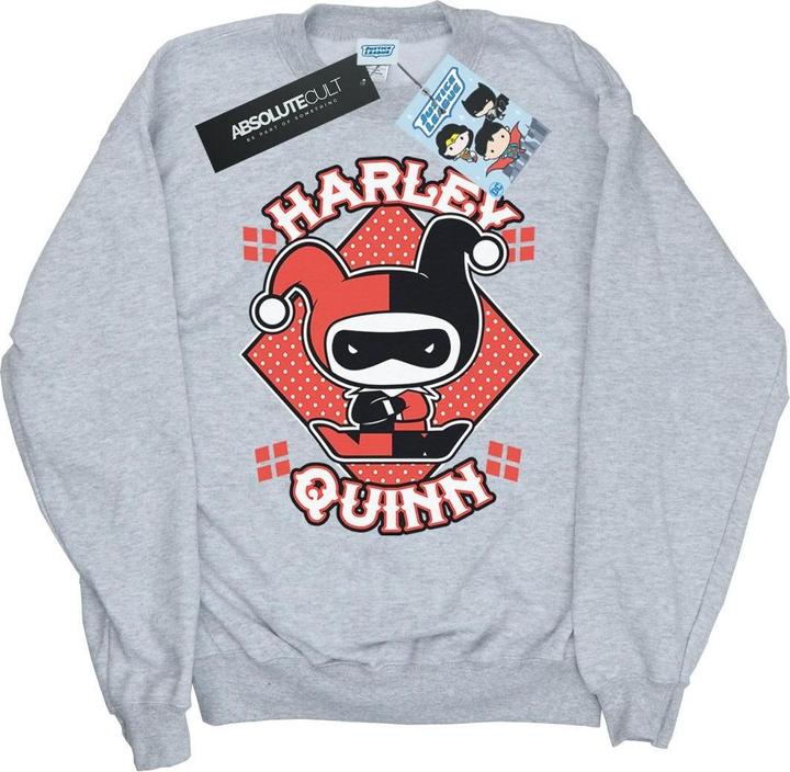 Chibi Harley Quinn Badge Sweatshirt Mädchen
