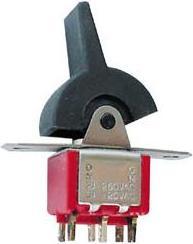 Actual product image Velleman Vertical Pcb Paddle Switch Dpdt On-On