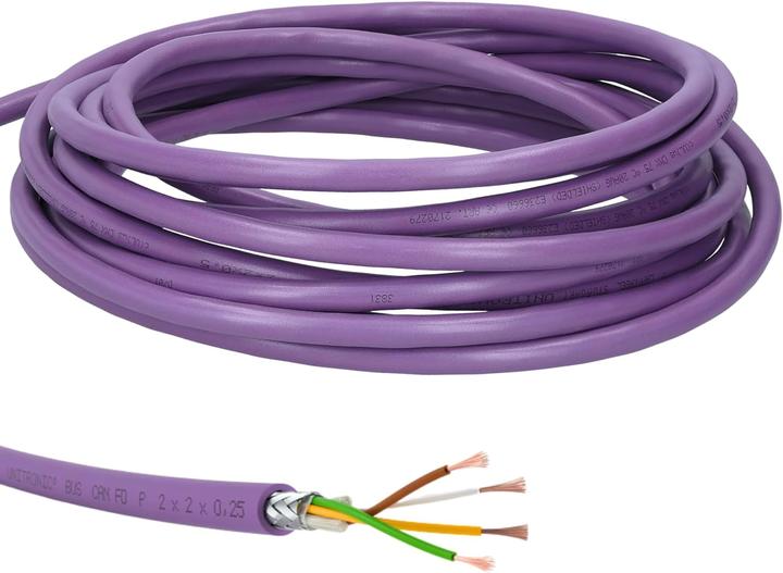 Actual product image Lapp 10 metres 2170279 Unitronic BUS CAN FD P Bus cable 2x2x0.5 mm² shielded I highly flexible trailing (10 m)