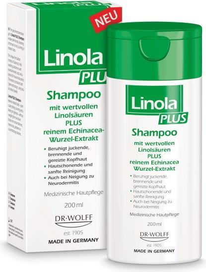 Dr. Wolff Linola PLUS Shampoo, 200 ml Shampoo (200 ml, Flüssiges Shampoo)