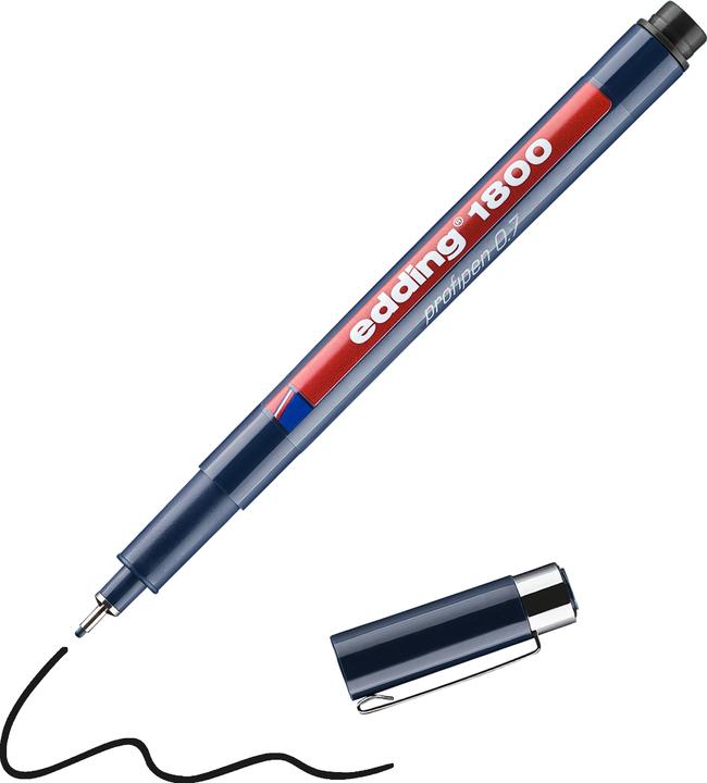 Produktbild Edding 1800 (Black, 1 x)