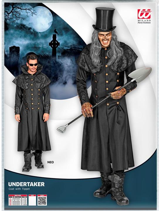 Image du produit Widmann Costume croque mort manteau (XL, XXL)