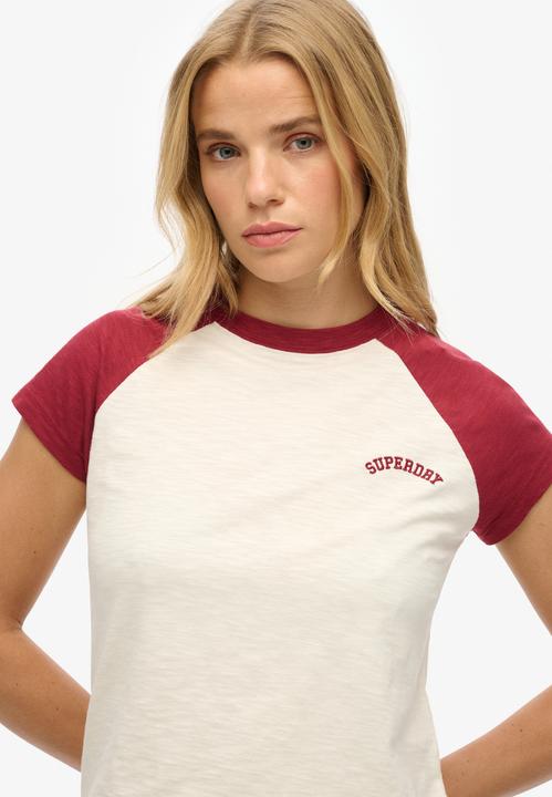 Image du produit Superdry T-shirt en coton bio à manches raglan et à logo Essential (12)